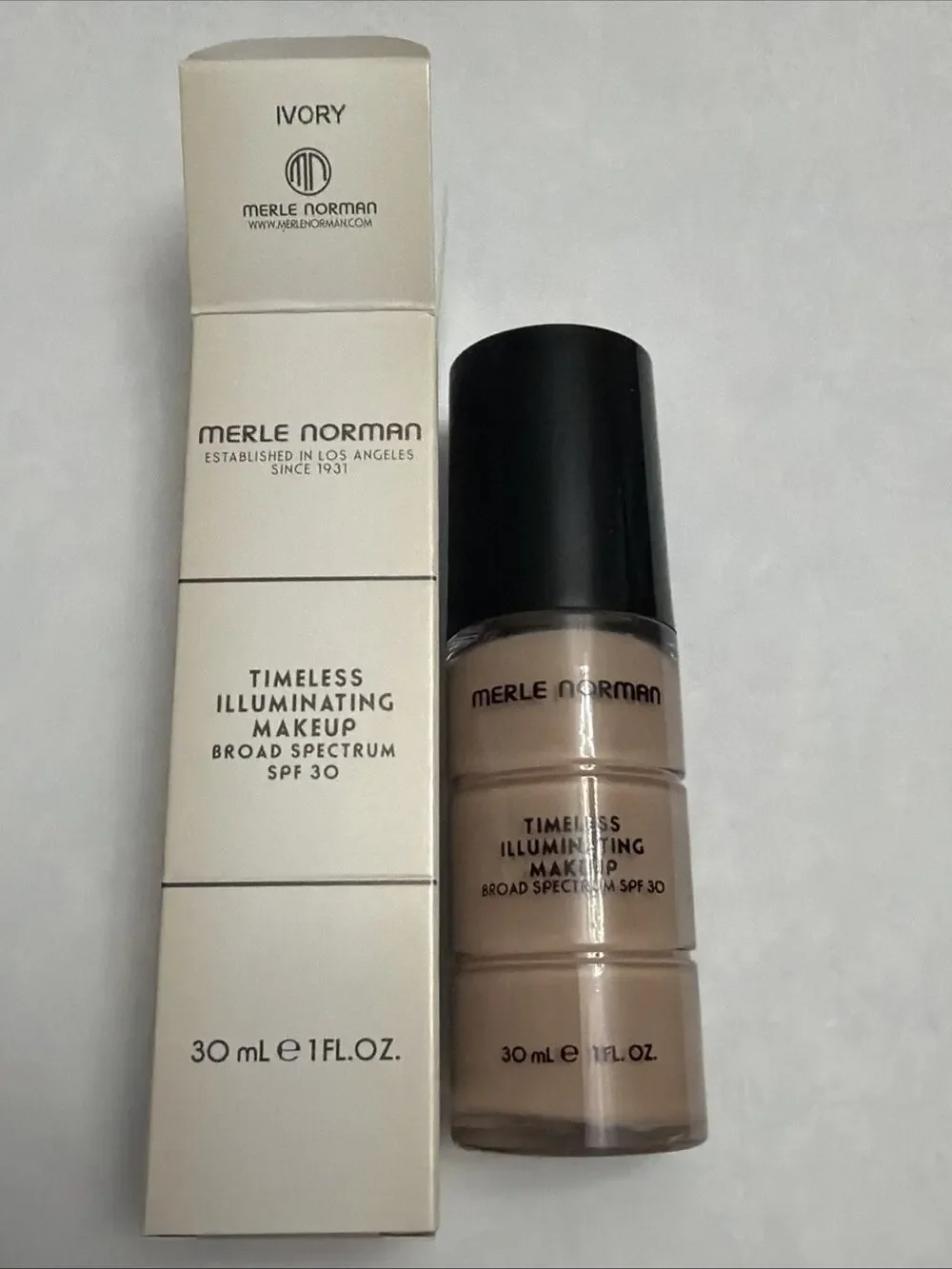 Merle Norman Timeless Foundation..Shade is IVORY..NEW Free shipping Exp 05/ 28